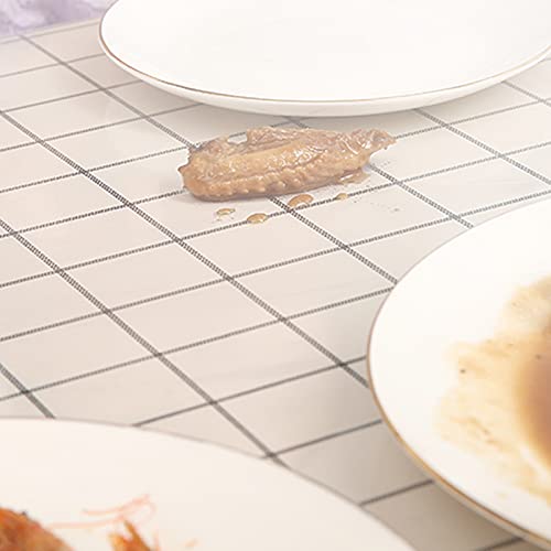 Nappe de protection ronde transparente PVC imperméable table 115cm - 6