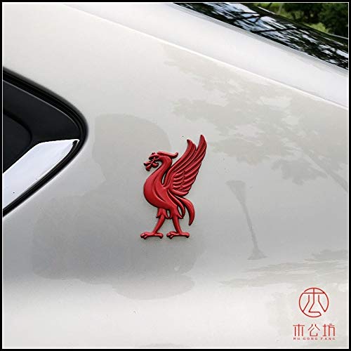 3D Metall-Autoaufkleber Liverpool Logo - Rot, 8x5,2 Produktbild-Vorschau 5