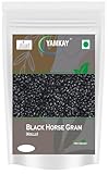 YAMKAY Pure Black Horse Gram (Karuppu Kollu) | Kulthi | 300GM Macrotyloma Uniflorum | Nutrient-Rich Superfood for Health