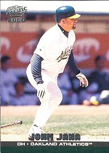 2000 Pacific #313 John Jaha Oakland Athletics Official MLB Baseball Trading Card in Raw (NM or Better) Condition