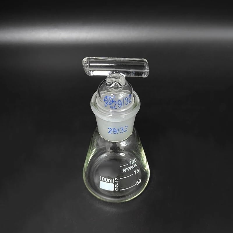Matraz cónico con tapón de Vidrio con asa sólida, 100 ml-10000 ml 29/32, matraz Erlenmeyer con Boca esmerilada estándar(10000mL)