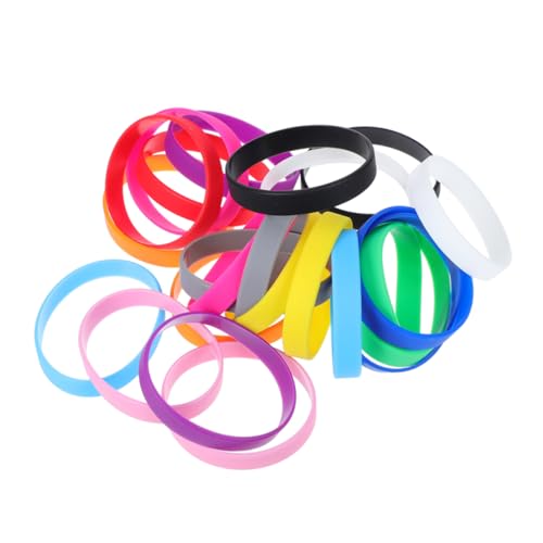 Bracelets silicone colorés extensibles pour fêtes et sports