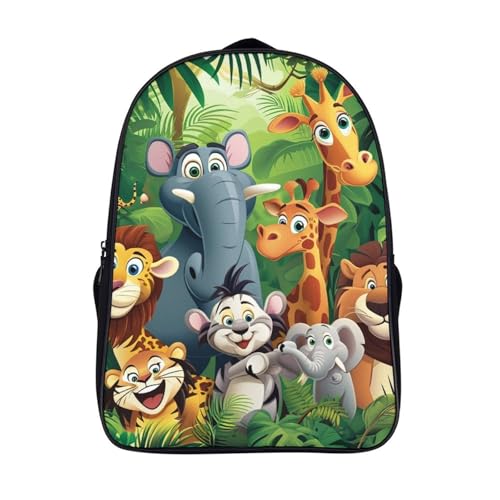 Mochila para niñas con diseño de jungla duradera de gran capacidad 40cm