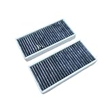 2Pcs Car Cabin Conditioner Air Filter A2108300018 Compatible For Mercedes Benz W210 W220 E200 E220