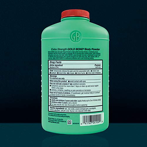 Gold Bond Extra Strength Medicated Body Powder 10 oz., Cooling, Absorbing & Itch Relief