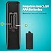 EZclicker TV Remote for Seniors, Extra Simple Big Button Remote (Black) Works with Major TV Brands, NOT for Streaming (2xAAA Batteries Not Included)