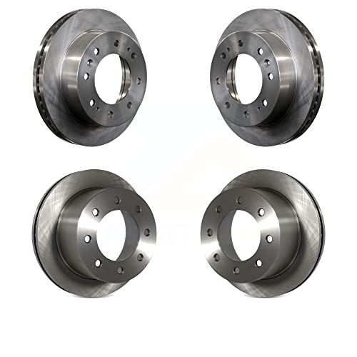 Front Rear Disc Brake Rotors Kit For 2011-2019 Chevrolet Silverado 3500 HD GMC Sierra With Dual Wheels K8-101058