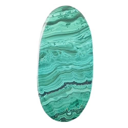 Pierre gemme malachite naturelle ovale 26x13mm de qualité cabochon de vrac
