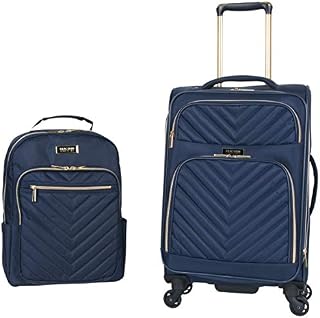 Kenneth Cole Reaction Women's Chelsea 2-Piece 20" Expandable 4-Wheel Carry-On Suitcase & Matching