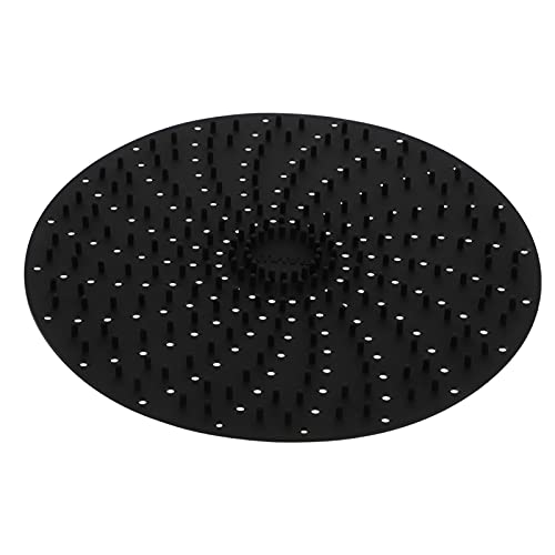 Hemoton 1pc Reusable Silicone Air Fryer Mat Non-stick Perforated Baking Pad Steamer Patch for Easy Cleanup Compatible Air Fryers for Chicken Wings
