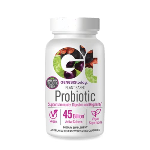 Cafune Genesis Today Plant-Based PROBIOTIC Immunity Digestion 45 Count (Pack of 1)