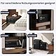 Grimtron Biometrischer Fingerabdruck-Tresor – 22L Sicherheitsbox mit LED-Beleuchtung, leisem Modus, beleuchtetem Tastenfeld, rostfrei & diebstahlsicher