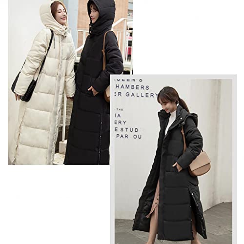 RKSTN Down Vest Sleeveless Puffer Jacket for Women Long Winter Coats Vest with Hood Warm Down Coat Outdoor Zipper Outerwear2