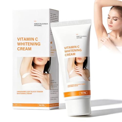 Crema Aclarante Zona Intima 60g, Crema Blanqueadora Corporal para Mujer, Axilas, Cuello y Codos, Tono Más Uniforme, Textura Ligera de Rápida Absorción