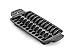 Outset 76375 Shrimp Cast Iron Grill and Serving Pan , Black