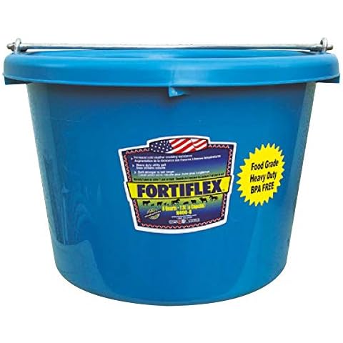 FORTEX INDUSTRIES N400 Pail Teal 8Qt 24 Cover