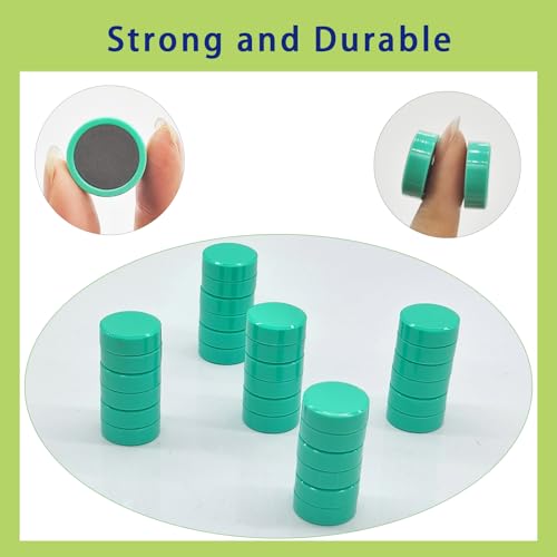 PYJLBX Fridge Magnets, 30 Pack Strong Mini Round Heavy Duty Magnets for Whiteboard Notice Board, Office & Crafts - Image 2