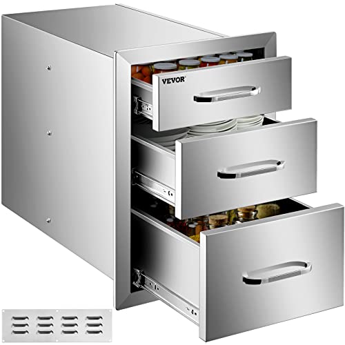 VEVOR 14x20.3 Inch Outdoor Kitchen Drawers Stainless Steel, Flush...