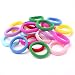 Seamless 8mm High Elastic Cotton stretch Hair Ties Bands Rope Ponytail Holders Headband Scrunchie Hair Accessories No Slipping Snagging Breaking or Stretching Out(100pcs)