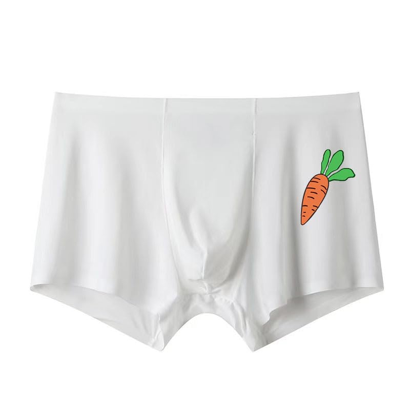 Image of PANTEASY White Printed Couple Lingerie Soft Silky Handfeel- Brief & Panty