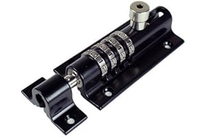 Combi-Bolt Black Sliding Bolt Lock