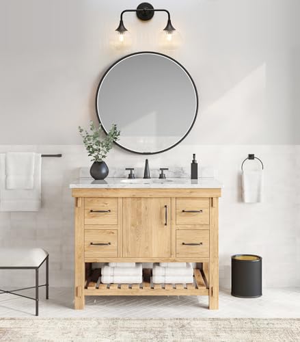 Image of Pathson 2-Lights Globe Wall Sconce Light, Striped Glass Bathroom Wall Vanity Lamp for Mirror, Hardwired Vintage Wall Sconce Lighting for Wall Painting Living Room Bedroom Farmhouse