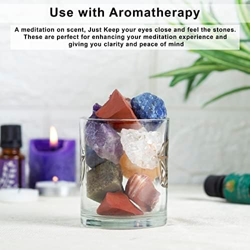 Miniatura 3 de ZAICUS Piedras ásperas y cristales de calcita naranja, piedras preciosas crudas de más de 1,000 quilates, rocas de cristal curativo para cabbing,