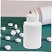 Zerodeko 20pcs Travel Pill Holder Plastic Bottles Small Medicine Bottles for Pills Leakproof Screw Cap Portable Capsule Powder Storage Unbreakable Liquid Containers