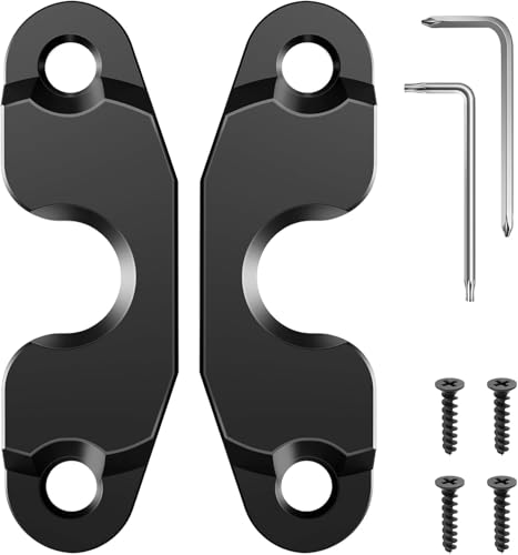 Image of Upgraded Sun Visor Repair Kit for Jeep, Veharvim 2 Pack Hard Plastic Sun Visor Clip Compatible with Jeep Wrangler JK 2018 / JL /Wrangler 2018-2023 / Gladiator 2020-2023, Black