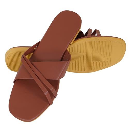 Image of IndieStide Heel Casual Flip Flops Slippers For Girls Women, Comfortable cushioned Chappals