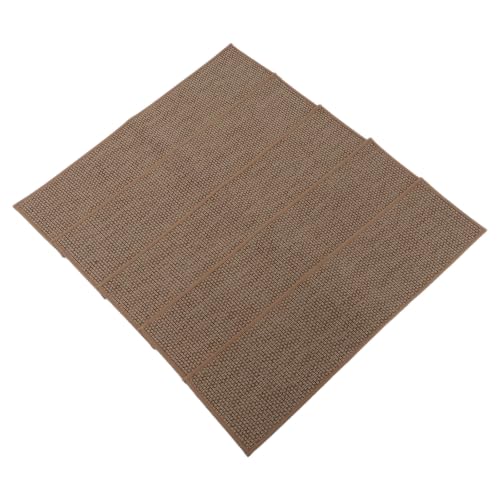 Tapis d'escalier antidérapants en polyester (lot de 5) pour marches intérieures
