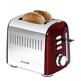 Breville Aurora - Tostador de doble rebanada, 850 W