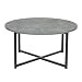Household Essentials Round Gray Coffee Table, Grey Slate