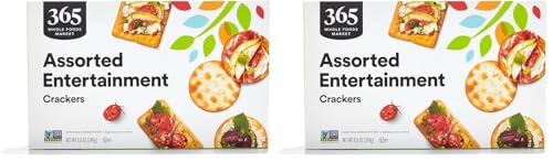 365 by Whole Foods Market, Assorted Entertaining Crackers, 8.8 Ounce (Pack of 2)