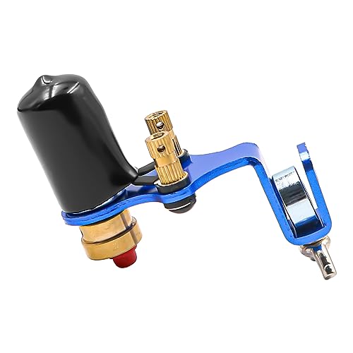 NUZAMAS Tattoo Machine Shader & Liner Assorted Tattoo Motor Gun Kits Rotary Tattoo Motor Gun for Permanent Tattoo Body Art Supply Blue - Image 3