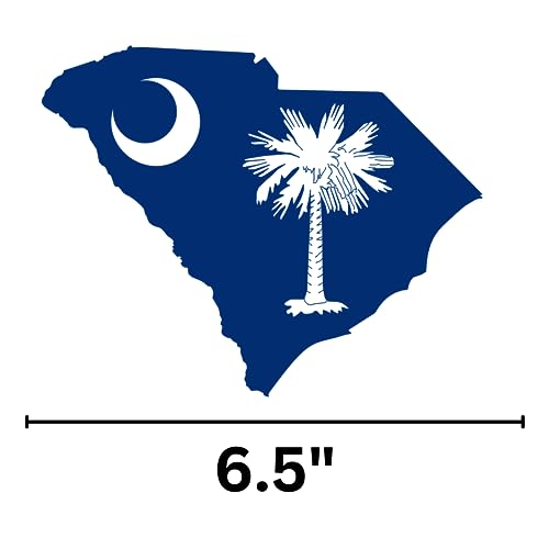 Imán Decorativo Estado South Carolina 6.5 pulgadas miniatura 2