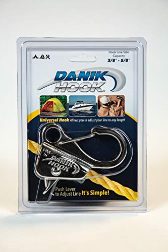Danik Hook Stainless Steel Anchor Hook, Easy to Use, Knotless Anchor System with Quick Release (Rope Not Included), Holds 8000 lb.