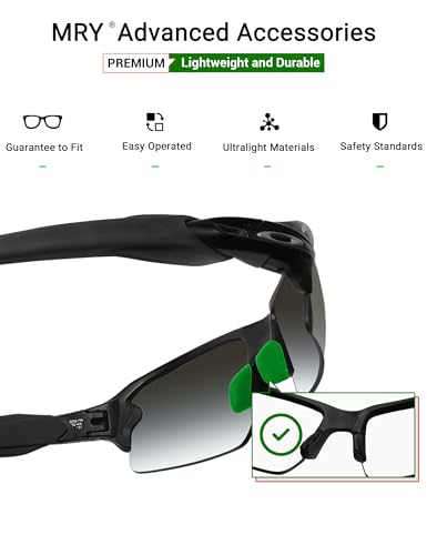 Image of Mryok Replacement Nose Piece Nose Pads for Oakley Half Jacket /Flak 2.0 /Half Jacket 2.0 /Flack Jacket Sunglass - Options