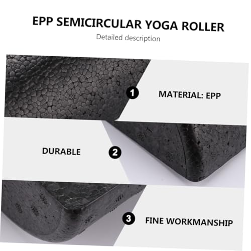 2 piezas EPP media columna de masaje para yoga, alta densidad para terapia y fitness miniatura 3