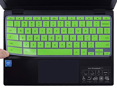 CaseBuy Keyboard Silicon Protector Cover Compatible Acer Premium R11/ Acer Chromebook 11 CB3-131 CB3-132 / Chromebook R 11 CB5-132T / 13.3