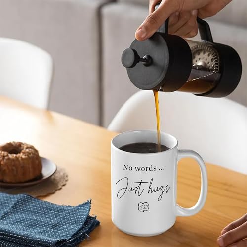 Taza de cerámica 15oz No Words Just Hugs miniatura 6