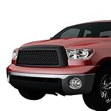 Armordillo Mesh Style Front Grille|Compatible With 2007-2009 Toyota Tundra|8720905|Piano Black|Front Hood Bumper Grille