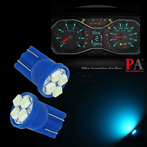PA LED 10x T10 168 194 Led luz instrumental 12V azul hielo miniatura 4