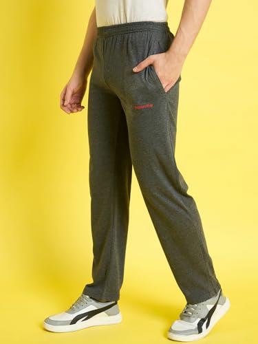 Image of bearbrother Men's Regular Fit Solid Trackpants