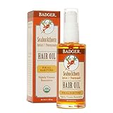 BADGER Antiox Hair Oil-Seabuckthn, 2 Ounce