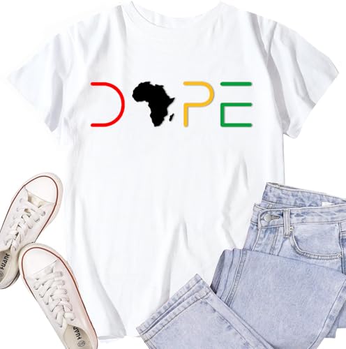 Tee-shirt afro-américain mélanine SUWATOIN pour porter fièrement son histoire
