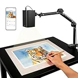 Art Projector for Tracing and Drawing - 5G WiFi & App-Free Web Control - Digital Sketch Projector with Stable Stand for Artists, Cookie Decor - Compatible with iOS/Android, Supports Online/Offline