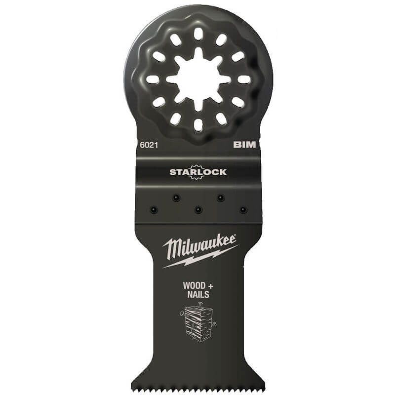 Milwaukee 48906024 Lame di Incisione per Multiutensili, 42 mm Lunghezza, 35 mm Larghezza, Scatola da 10