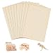 Produktbild TSKDKIT 3mm Holzplatten zum Basteln Sperrholzplatten 22 x 15cm Holzplättchen Naturholzscheiben für DIY Holzarbeiten, Geschenke, Deko, Modellbau
