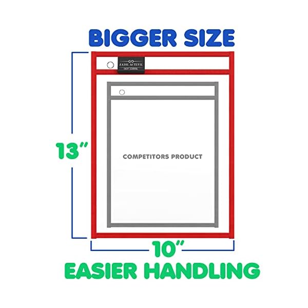 Wiederverwendbare Taschen – Multipack – perfekt für die Klassenzimmer – Extra große Größe – Bild 3